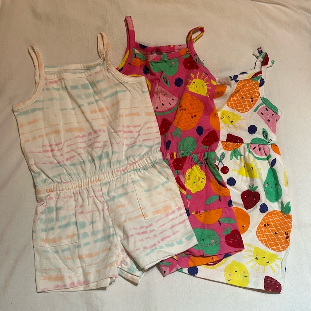 Baby girl’s bundle romper dress 12 months